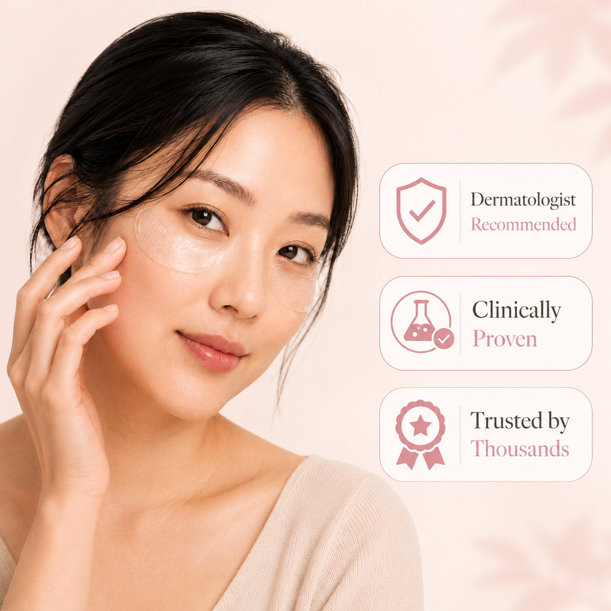 Microneedle Eye Patches — Visibly Brighter, Smoother Under-Eyes by Morning.