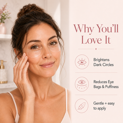 Microneedle Eye Patches — Visibly Brighter, Smoother Under-Eyes by Morning.